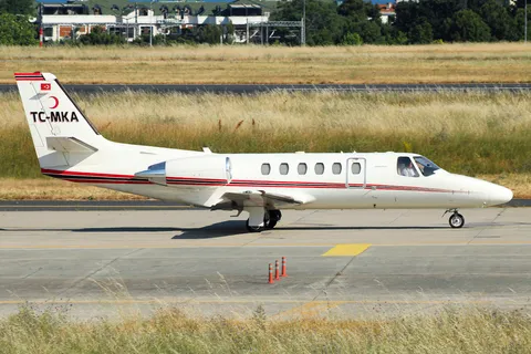 TC-MKA · Cessna 550B Citation Bravo · LTBA