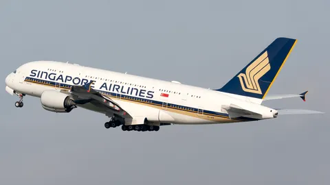9V-SKM · Airbus A38-841 · EGLL