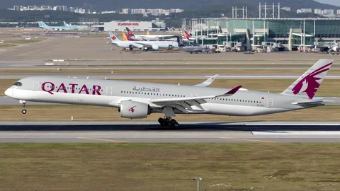 A7-AOA · Airbus A350-1041 · RKSI