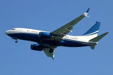 A6-RJF · Boeing 737-7JZ(BBJ) · LTBA