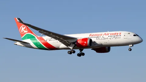 5Y-KZE · Boeing 787-8 Dreamliner · EGLL