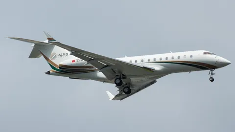TC-RMS · Bombardier Global 5000 · LTBA