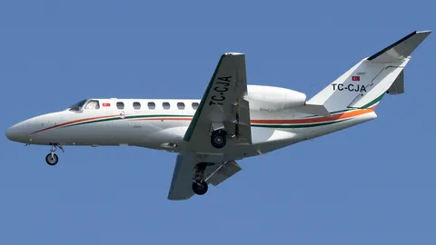 TC-CJA · Cessna 525A CitationJet 2+ · LTBA