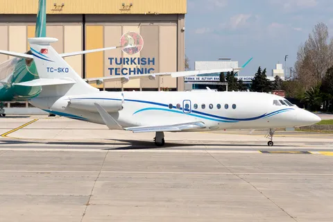 TC-SKO · Dassault Aviation Falcon 2000LXS · LTBA